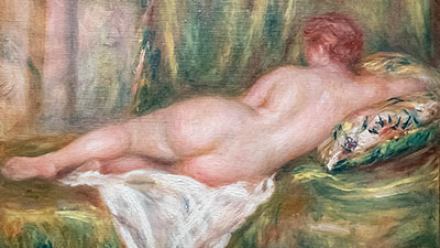 Musée d'Orsay : Auguste Renoir (1841 - 1919) Nu couché, vu de dos 